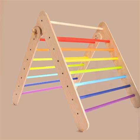 Wooden Pikler Triangle | Climbing Toy for Kids & Toddlers | Shumee