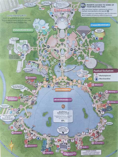 Image result for WDW Epcot Map