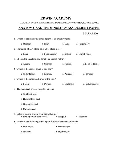 Medical Coding Anatomy Interview Questions 的图像结果