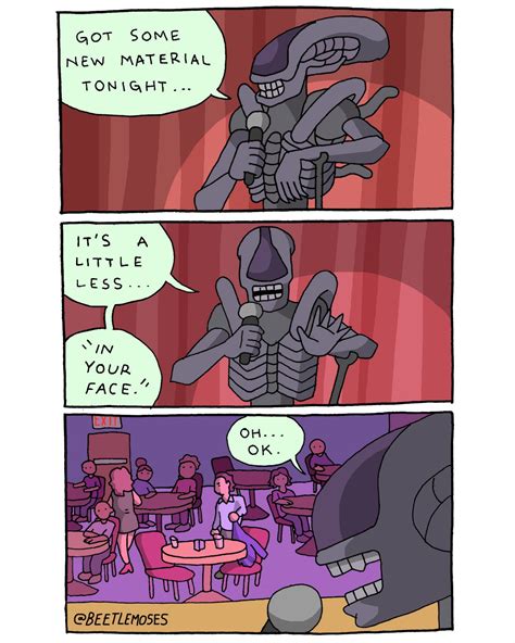 Image result for Alien Stand Up Comedy