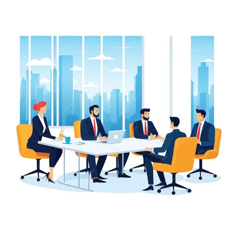 Business Meeting Vector 的图像结果
