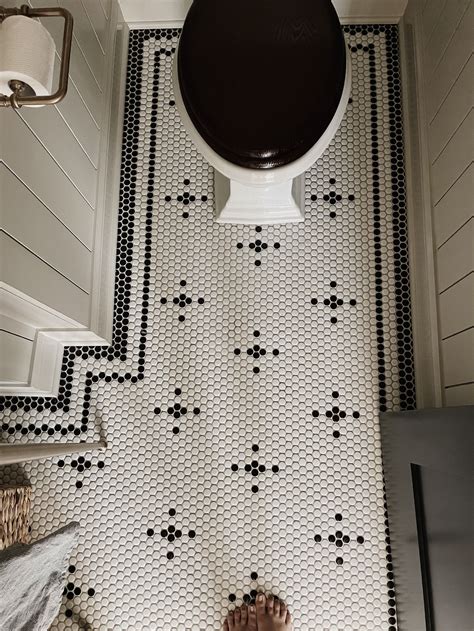 Discover 25 White Hexagon Tile Bathroom and Bathroom Redo Ideas | penny ...
