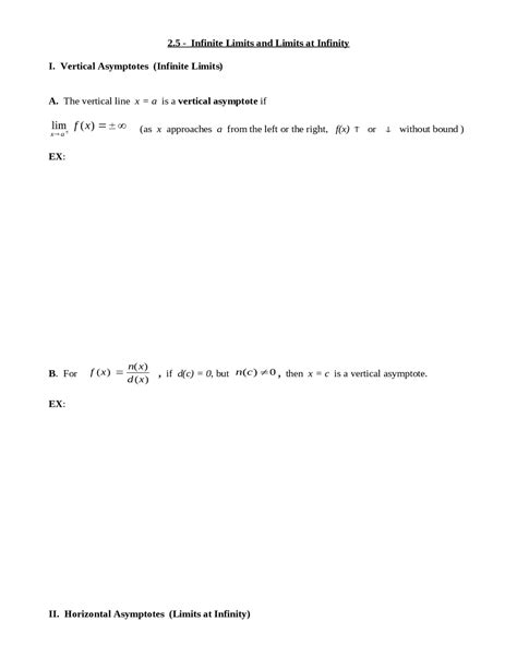 Calculus Infinity Limits 的图像结果