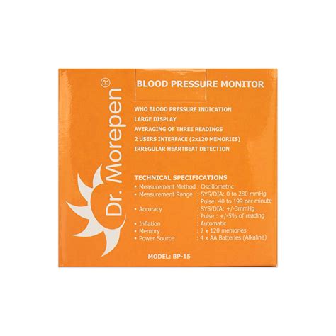 Buy Dr. Morepen's Automatic Blood Pressure Monitor Model BP 15 Online ...