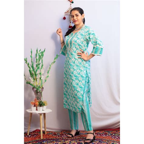 Niti Kurti Pant Set – Sacche Dhaage Fashion