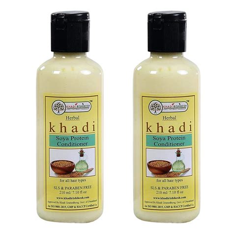 Buy Khadi Rishikesh Herbal Soya Protein Hair Conditioner combo set pack ...
