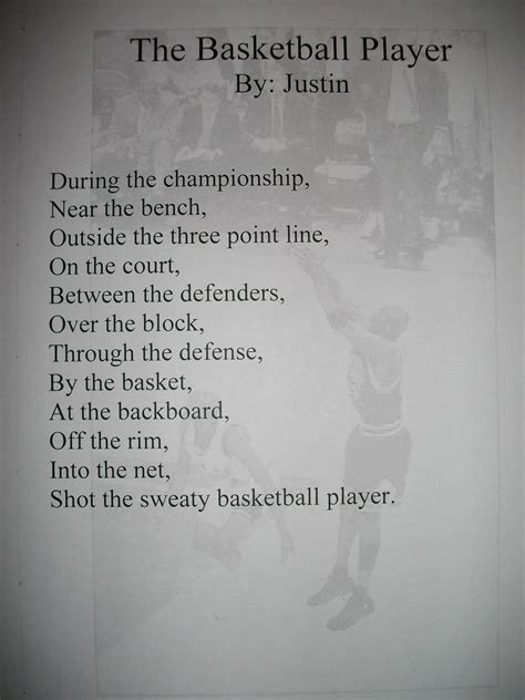 Poems: Discover 13 Basketball poems ideas | basketball quotes, fathers ...