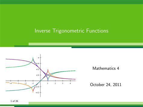 Inverse Trigonometric Functions Explained 的图像结果