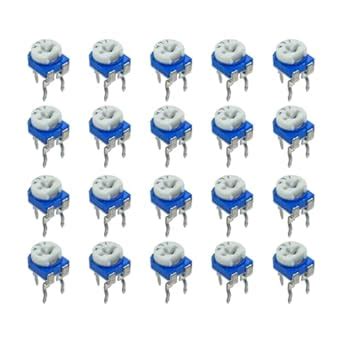 Electronic Spices 470 ohm (Ω) Vertical Preset Variable Resistors (471 ...