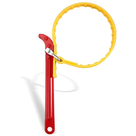 YIHANGYE Strap Wrench Handle 8 Inches, Steel Handle Adjustable Strap ...
