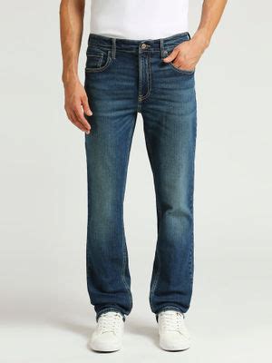 Buy Pepe Jeans Cash Straight Fit Mid Waist Straight Leg Jeans Online