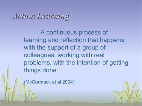 Image result for Action Learning Framework