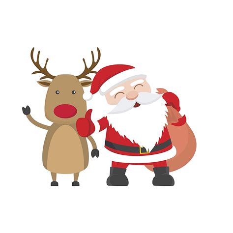 Buy 100yellow® Reindeer and Santa Claus Wishes Merry Christmas Wall ...