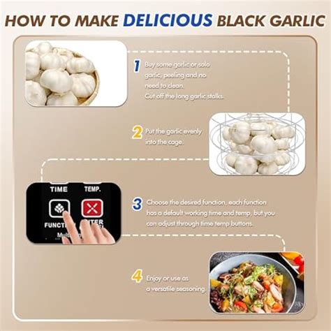Moongiantgo 7.5L Black Garlic Fermenter, Automatic India | Ubuy