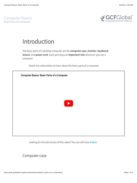 Computer Basic Training PDF 的图像结果