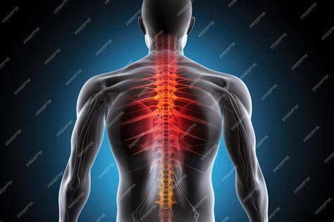 Premium AI Image | Understanding Back Pain With Diagram And Explanations