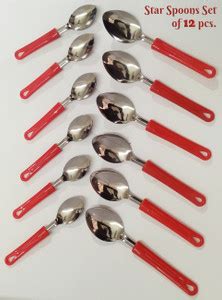 Dhyana Entrepreneur Star Stainless Steel with Designer Handle Spoons ...
