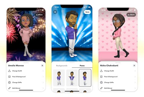Snapchat Profiles Will Feature Full-Body 3D Bitmojis And Backgrounds - Tech