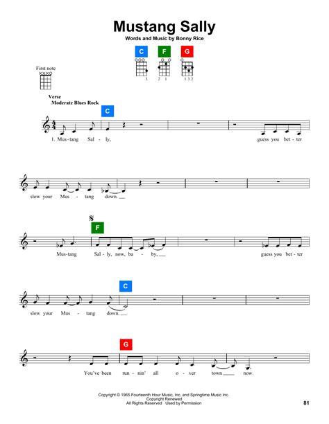 Mustang Sally by Wilson Pickett - ChordBuddy Uke - Guitar Instructor