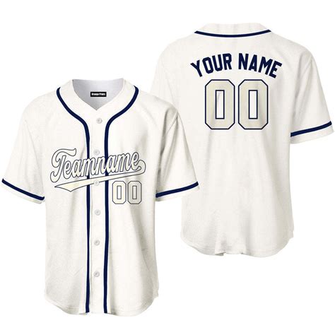 Custom White Blue Cream Baseball Jerseys For Men & Women Jn1049_5143 ...