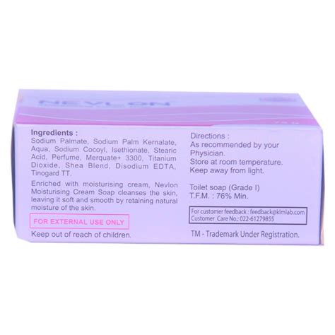 KLM Nevlon Moisturizing Soap, 75 gm Price, Uses, Side Effects ...