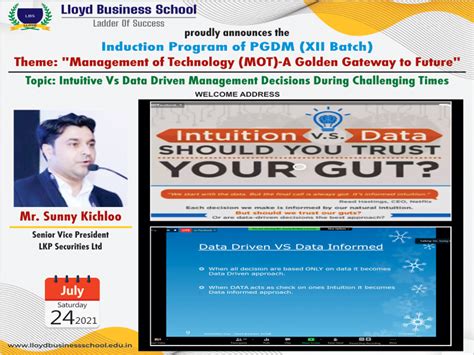 Online Orientation and Induction Program - Management of Technology ...