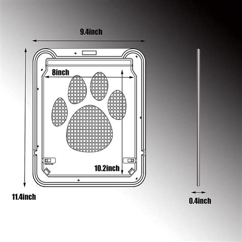Buy Shingoql Pet Screen Door Cat/Doggy Sliding Door for Protector ...