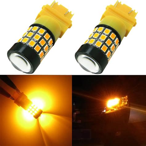 Customer reviews for Alla Lighting 2x 4157NAK 3157AK Super Bright Amber Yellow LED Bulb Front ...