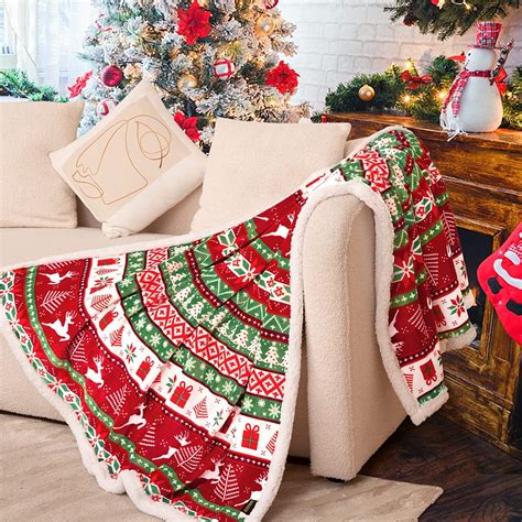 inhand Christmas Blankets and Throws, Christmas Snow Moose Fleece ...