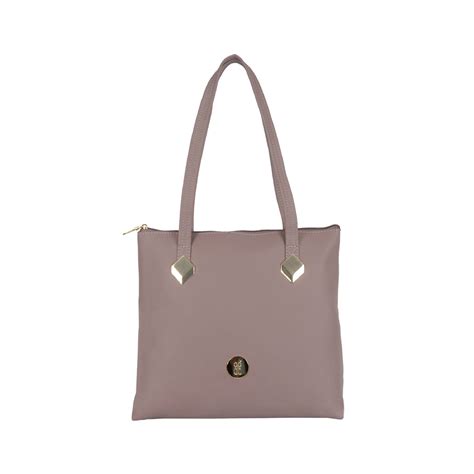 Jozu Purple Medium Tote Bags-1