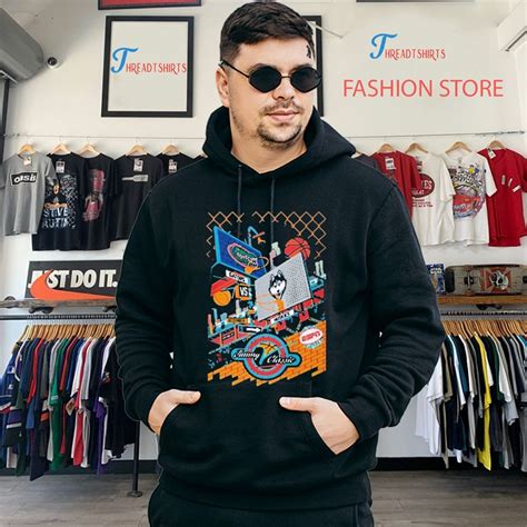 Florida Vs Uconn Jimmy V Classic Espn College Basketball 2025 T-Shirt ...