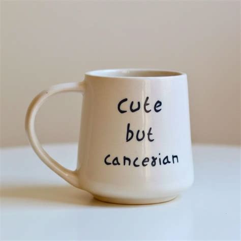 Buy WEAVING HOMES Cute But Cancerian Mug 250 ML Ceramic Mugs Gift to ...