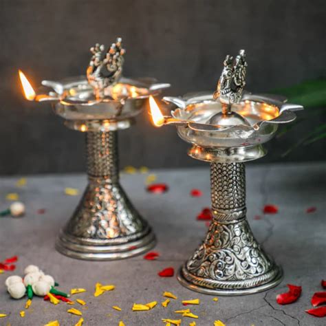 Buy Pure Silver Deepam Online In India - Etsy India