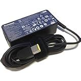 Lenovo 65W USB Slim Tip Rectangular pin Laptop Adapter/Charger with ...