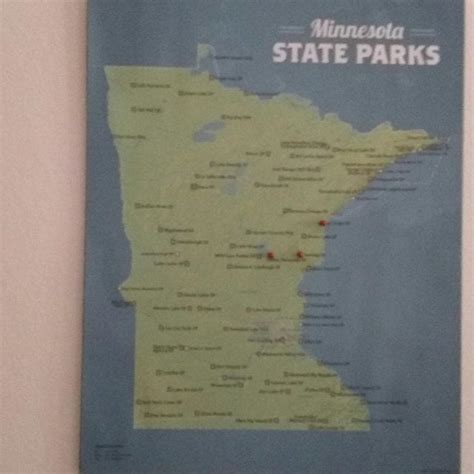Minnesota State Parks Map 11x14 Print - Best Maps Ever