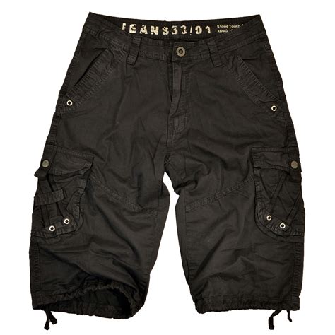 Mens Black Shorts With Cargo Pockets at Sabrina Evans blog