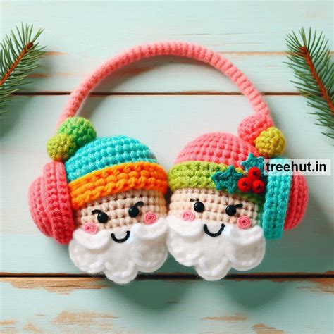 Christmas Crochet Ear Muffs Ideas for Selling or Gift Ideas