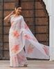 Buy Peach Sarees for Women by ASPORA Online | Ajio.com