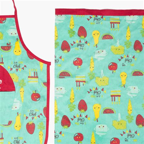 Buy Sydney My Little Chef Printed Apron from Home Centre at just INR 699.0