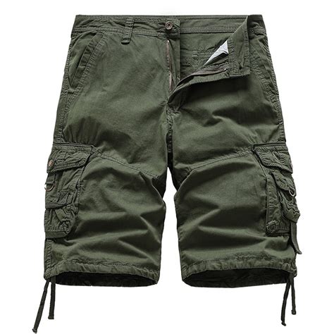 Gubotare Mens Shorts Men's Belted Tactical Cargo Long Shorts 18" Inseam ...