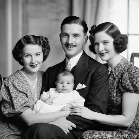 Family Portrait in the 1930s | Stable Diffusion Online