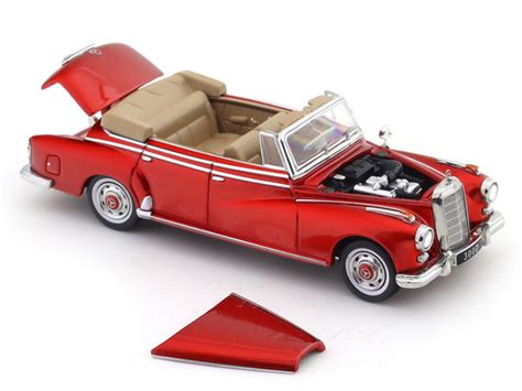 1959 Mercedes-Benz 300D red 1:64 GFCC diecast scale model miniature car ...