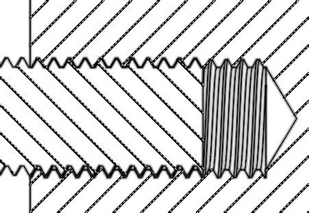 Image result for How to Draw Threads in AutoCAD