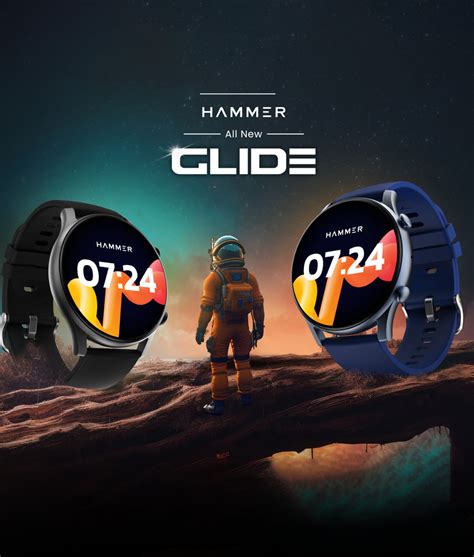 Hammer Glide 1.43" Amoled Round Bluetooth Calling Smartwatch