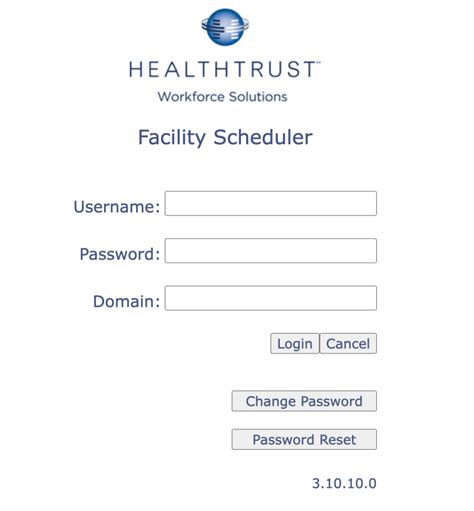 HCA Facility Scheduler Login at HCA Healthcare