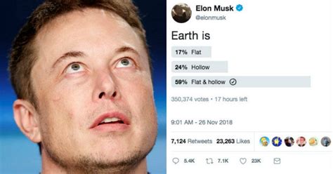 Elon Musk Started An Online Poll To Troll Flat Earthers, And The ...