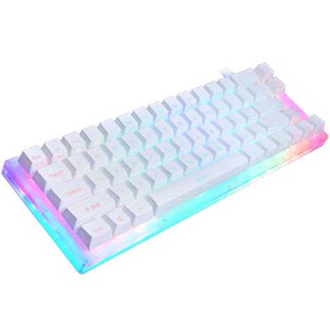 Buy KPREPUBLIC Womier 66 Key Mechanical Keyboard with R G B LED Light ...