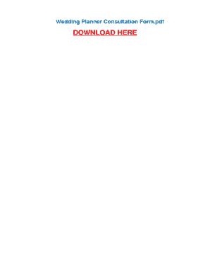 28+ Free Editable Wedding Planner Templates in MS Word [DOC] | pdfFiller