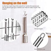 Buy NURIOR Fish Scale Scraper Fish Scaler Sawtooth Scale Descaler Fish ...