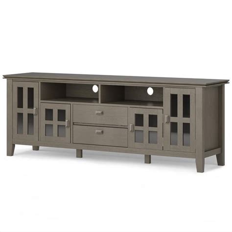 Buy Artisan Farmhouse Grey 72 in. TV Media Stand For TVs up to 80 in ...